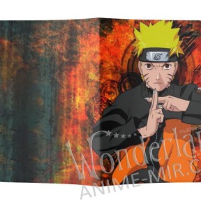 Обложка на паспорт Наруто печать / Naruto